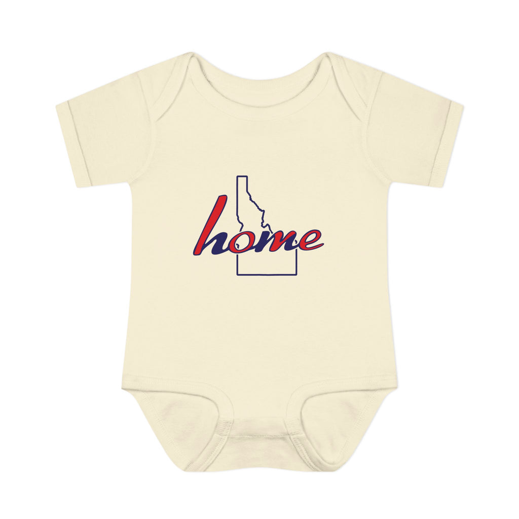 Idaho 'Home' Infant Bodysuit — Baby Onesie with State Outline