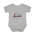 West Virginia 'Home' Infant Bodysuit — Baby Onesie with State Outline