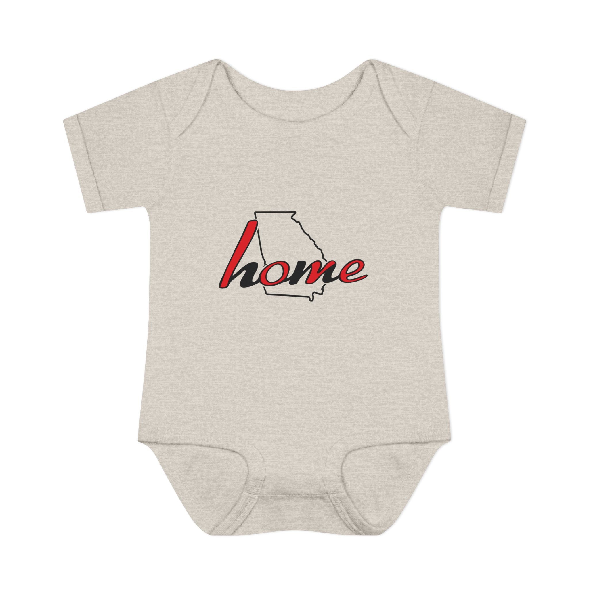 Georgia 'Home' Infant Bodysuit — Baby Onesie with State Outline