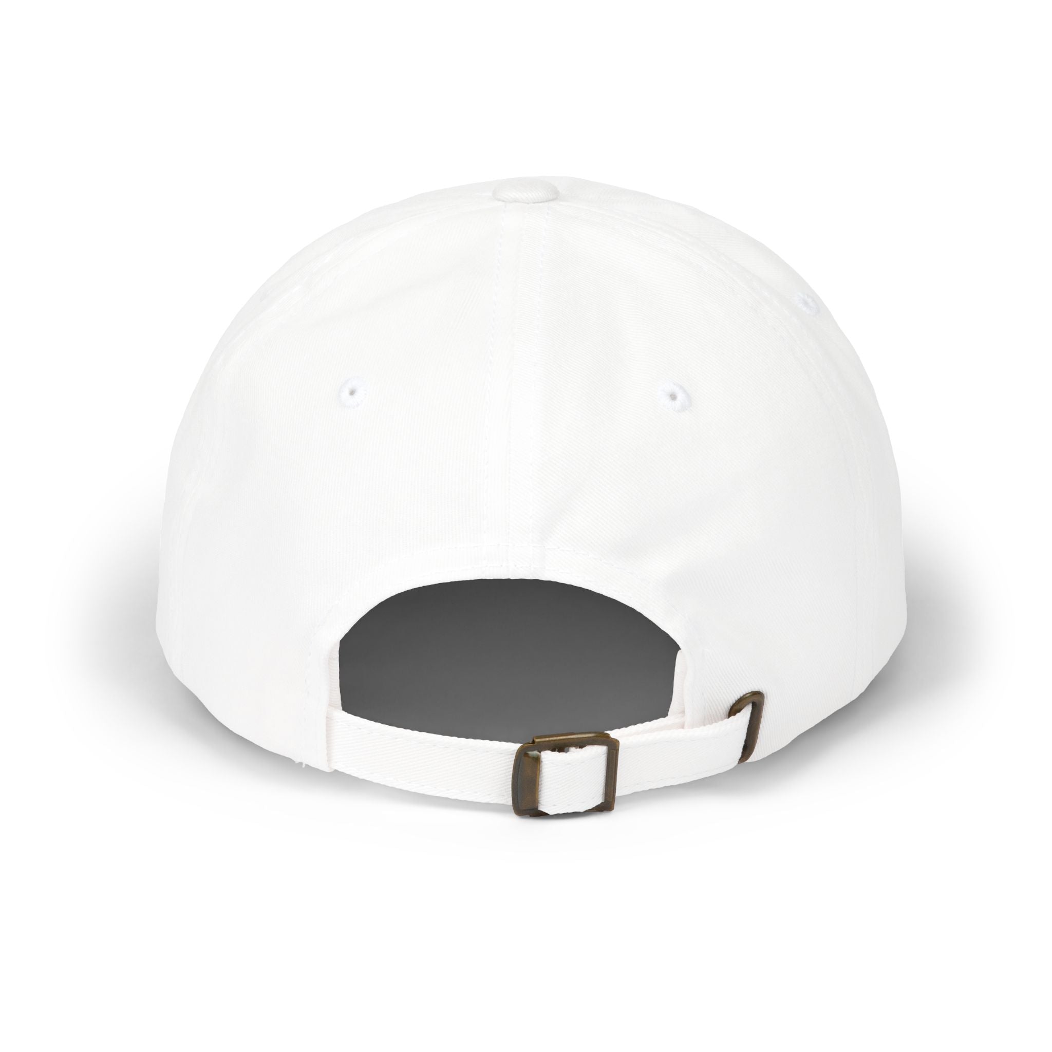 Home Plate Cap — Minimal White Embroidered Baseball/Softball Hat