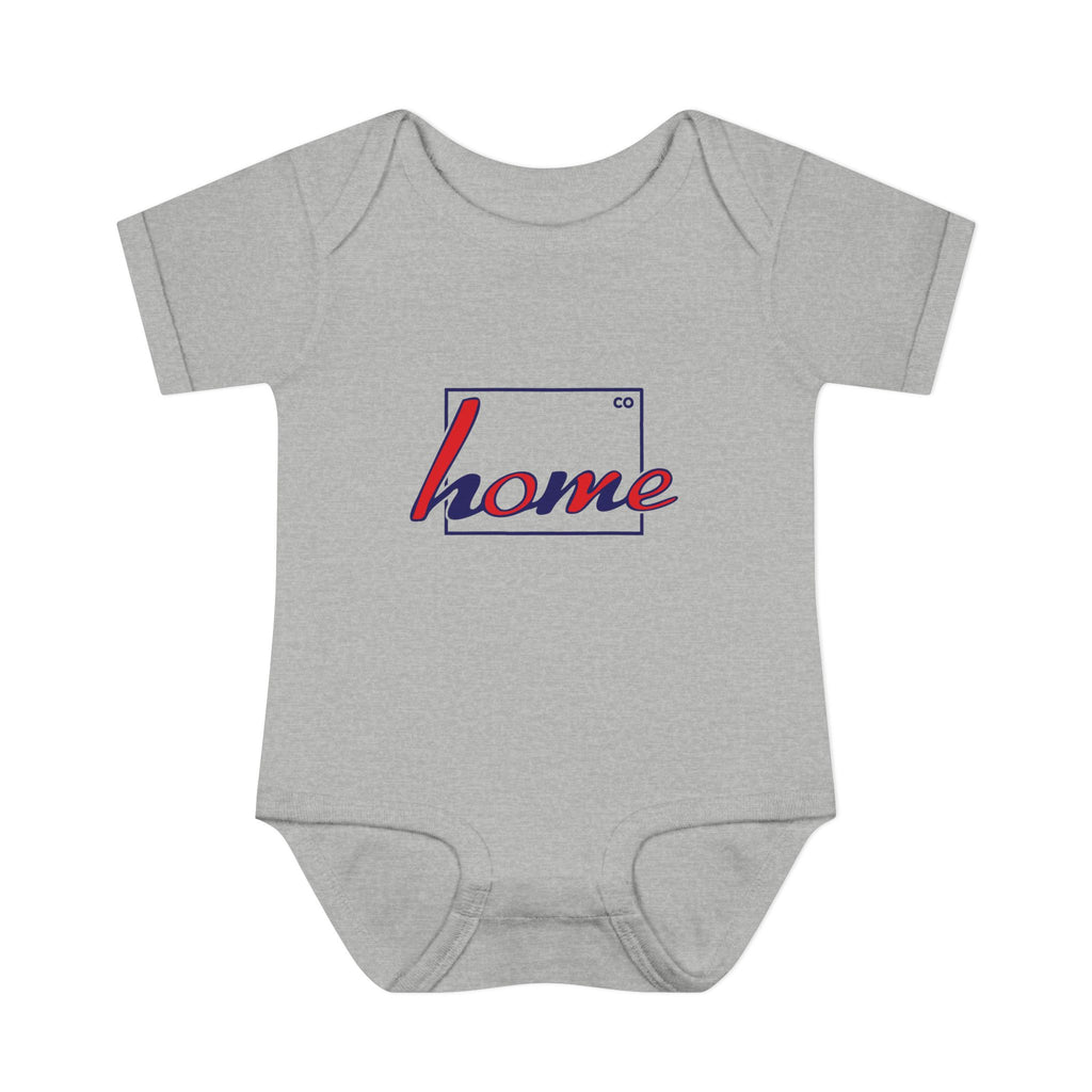 Colorado 'Home' Infant Bodysuit — Baby Onesie with State Outline