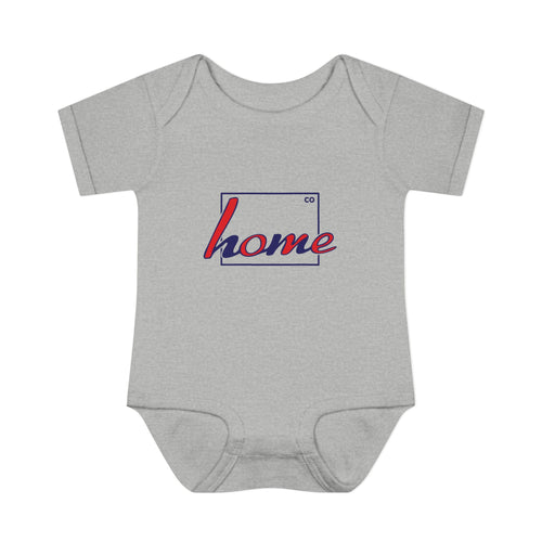Colorado 'Home' Infant Bodysuit — Baby Onesie with State Outline