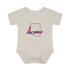 Arizona 'Home' Infant Bodysuit — Baby Onesie with State Outline