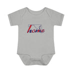 Maryland 'Home' Infant Bodysuit — Baby Onesie with State Outline