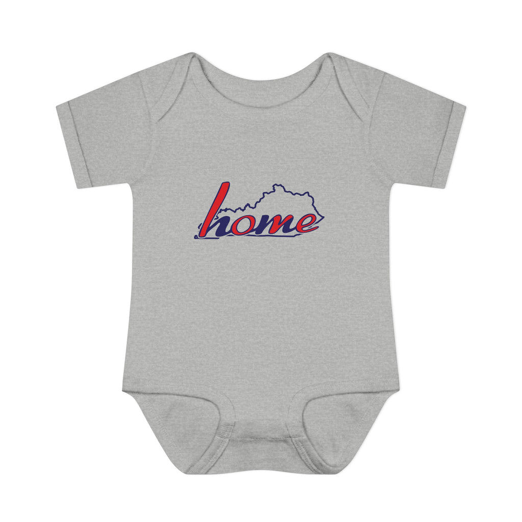 Kentucky 'Home' Infant Bodysuit — Baby Onesie with State Outline
