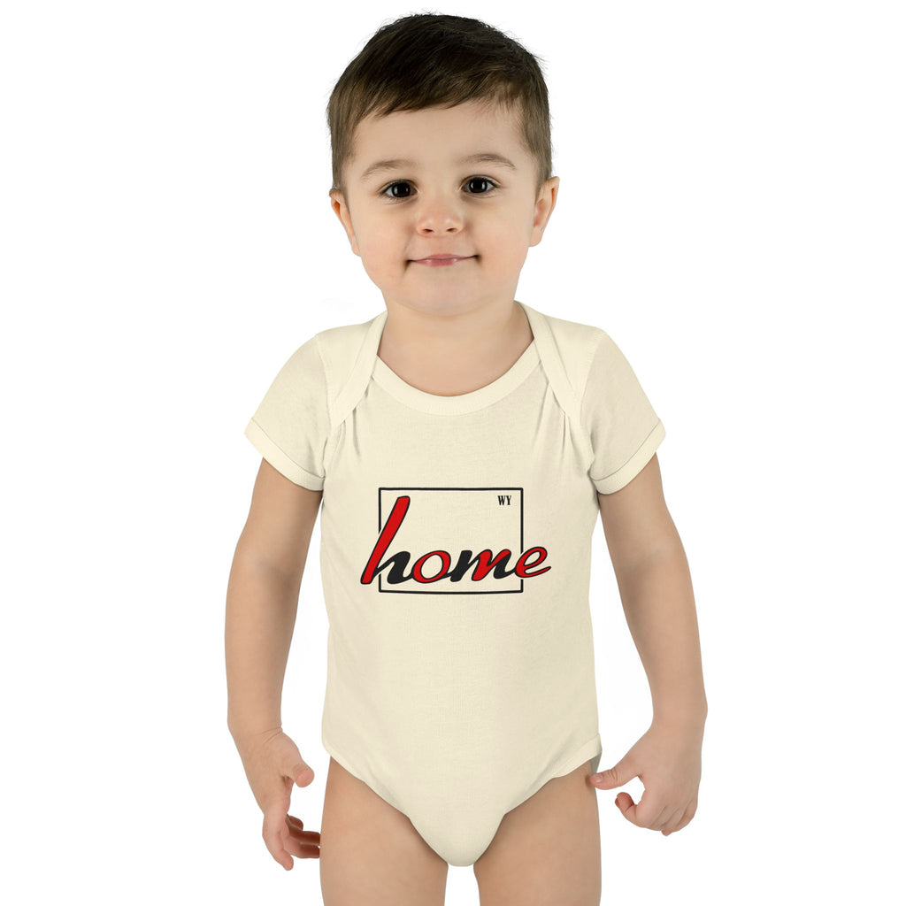 Home Script Infant Bodysuit — Cozy Newborn Baby One-Piece