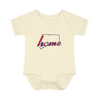 Connecticut 'Home' Infant Bodysuit — Baby Onesie with State Outline