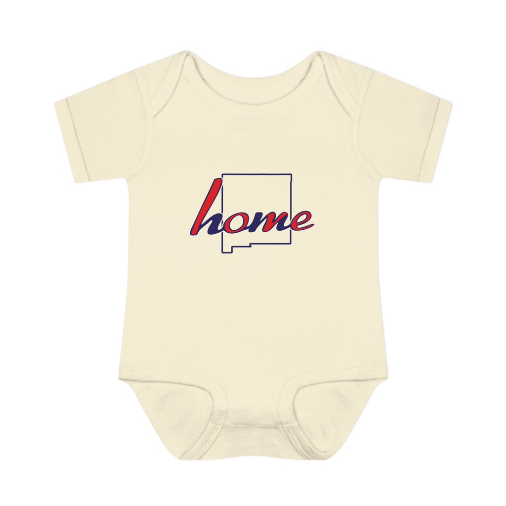 New Mexico 'Home' Infant Bodysuit — Baby Onesie with State Outline